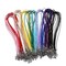 60 Pieces Waxed Necklace Cord Bulk for Jewelry Making,Necklace Rope String with Clasp for DIY Bracelet Pendant,Multicolor(18 Inches and Thickness 1.5mm)